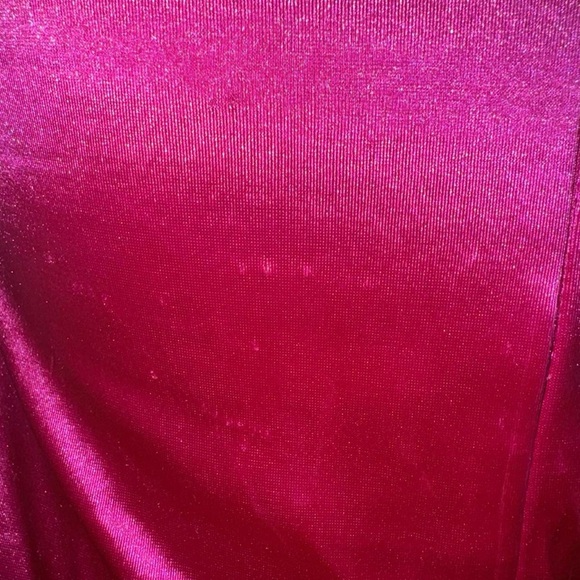 Better Be Vibrant Pink Satin Fabric - Picture 3 of 5